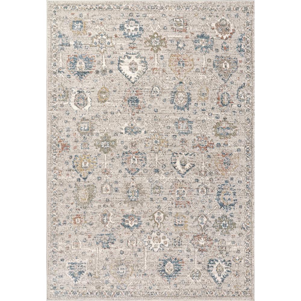 Dynamic Rugs 6010 Eclectic 2.2X7.7 Area Rug - Cream/Multi